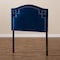 Baxton Studio Aubrey Royal Blue Velvet Upholstered Twin Size Headboard 154-9313 - alternate 2